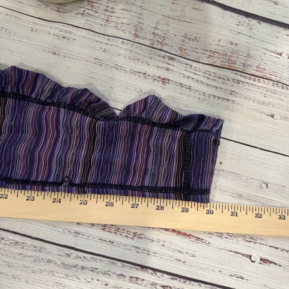 Lululemon Run Tights Space Dye Zip Pocket Purple Women's 6 - Picture 7 of 7
